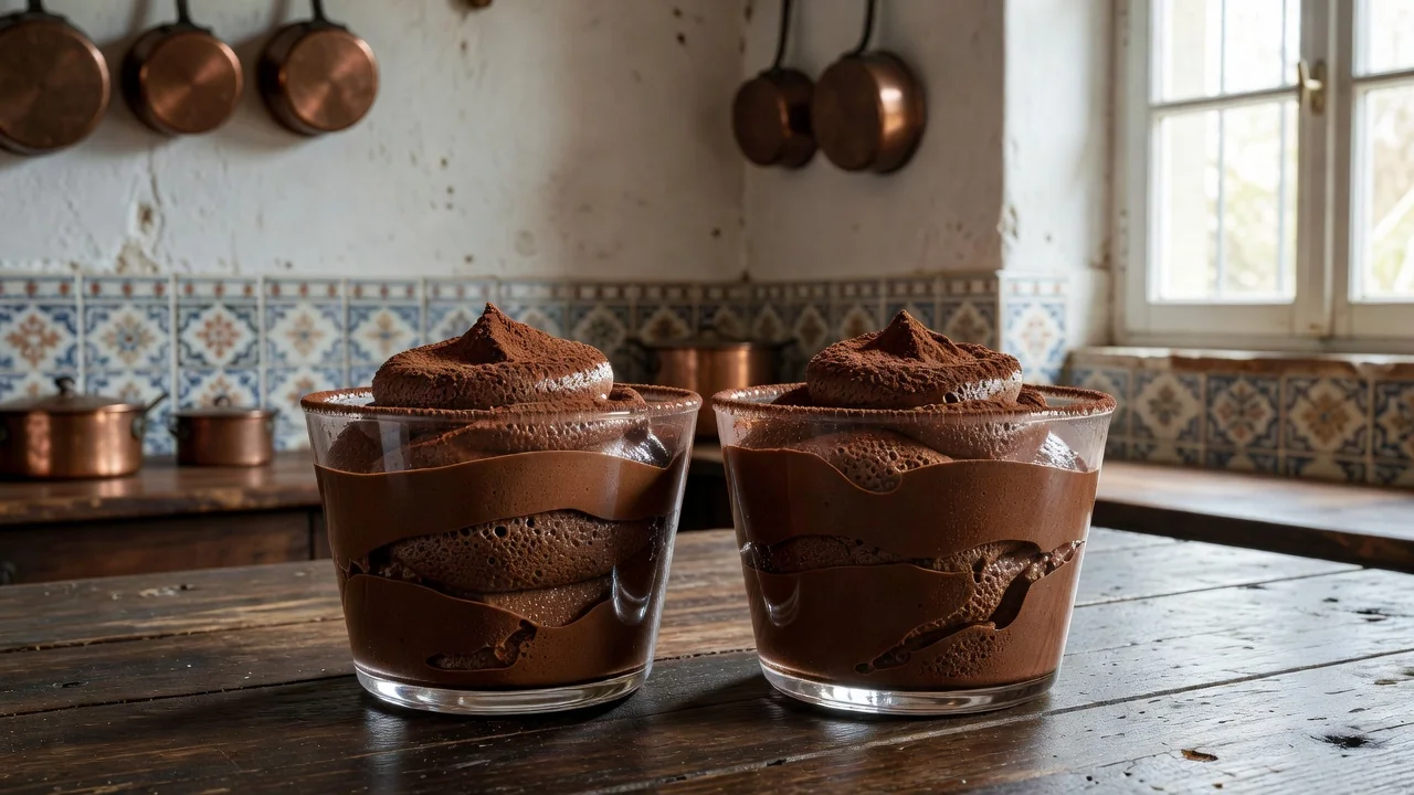 Mousse Rápida de Chocolate