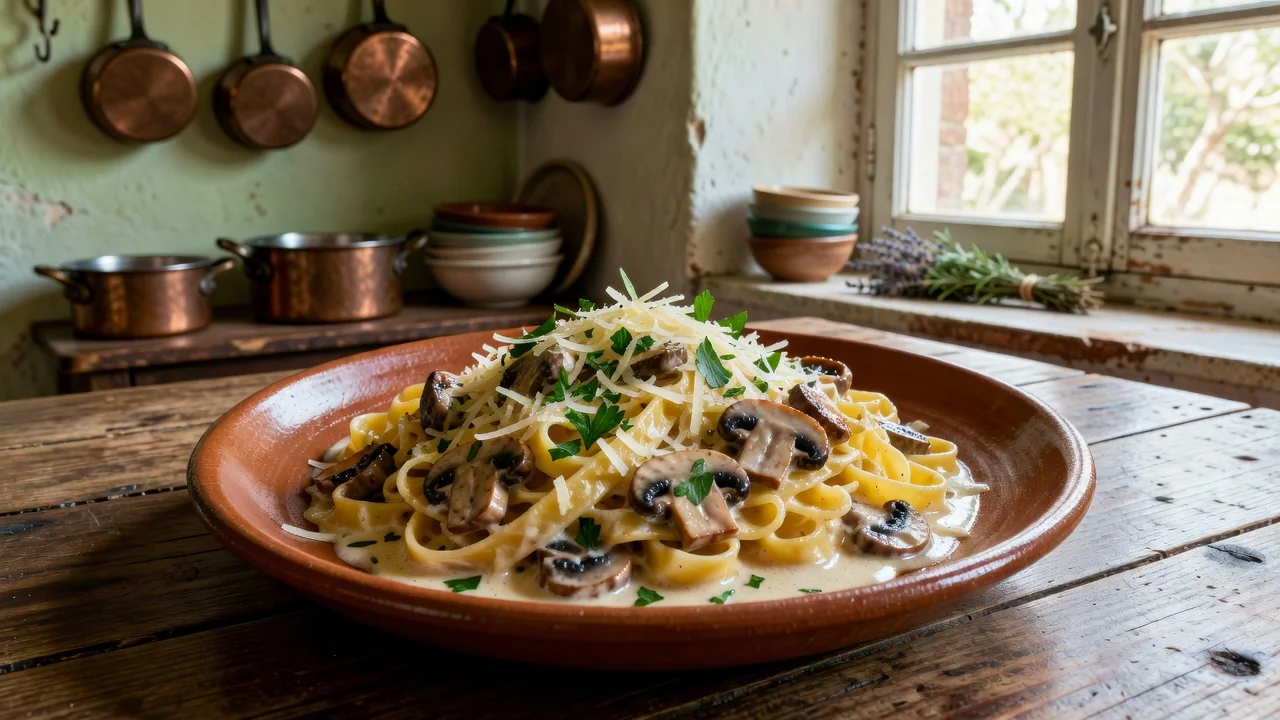 Tagliatelle com Cogumelos